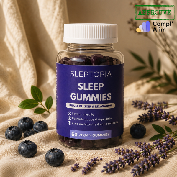 Gummies à la mélatonine & 7 actifs