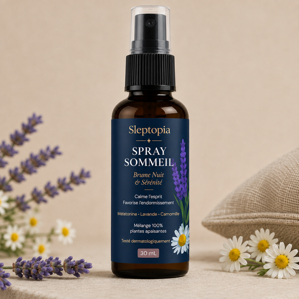 Brume nuit · mélatonine, camomille & lavande · 30mL
